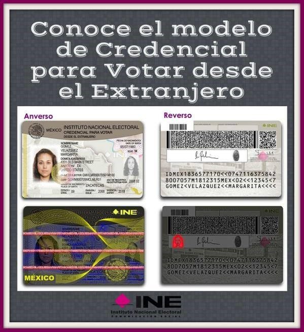 Mexico National Id Card